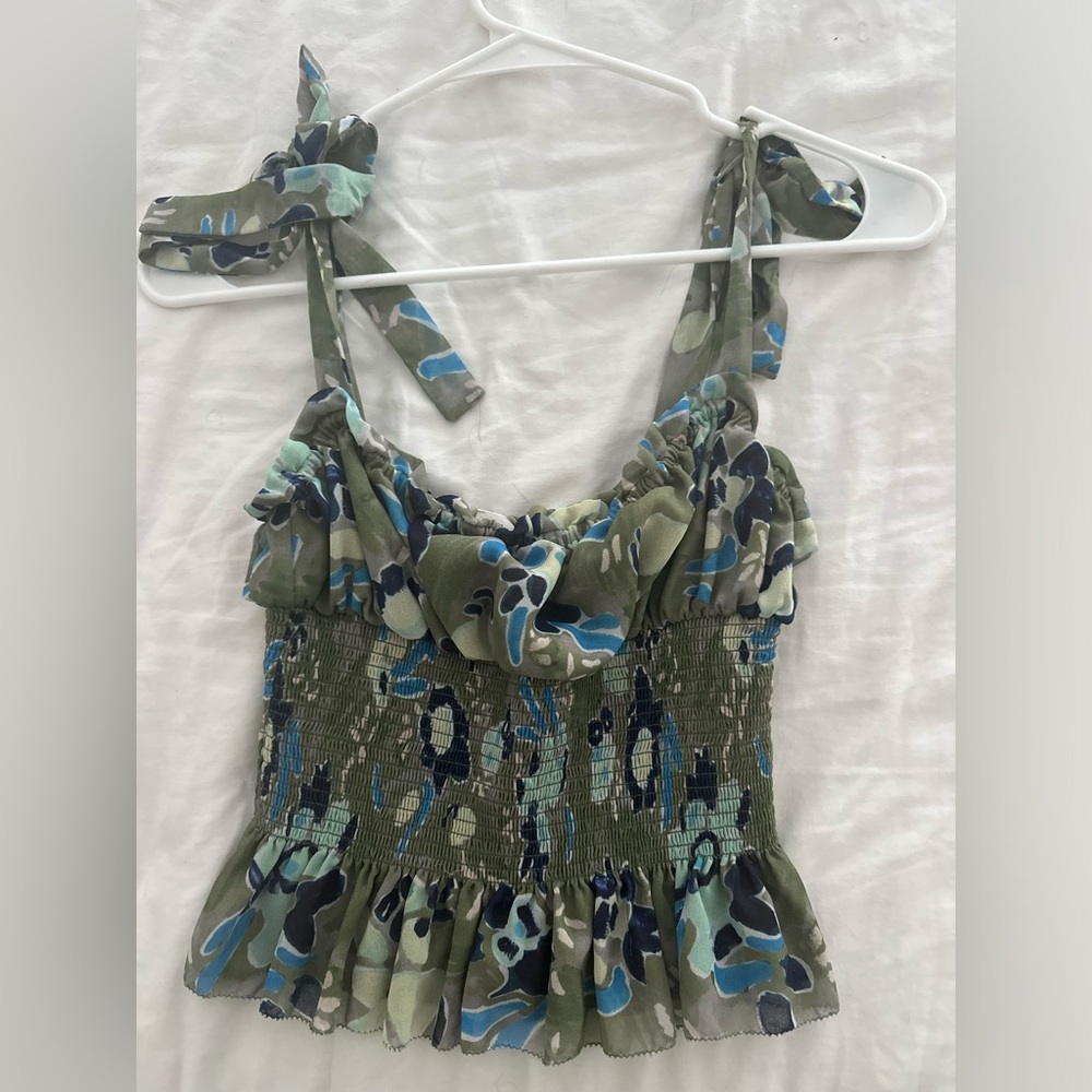 Aritzia Wilfred Summer Straps Blouse